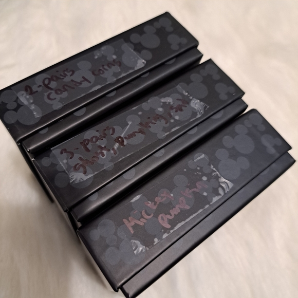 Disney x BaubleBar Halloween Mickey O' Lantern Candy Ghosts Enamel Stud Earrings - Picture 6 of 6